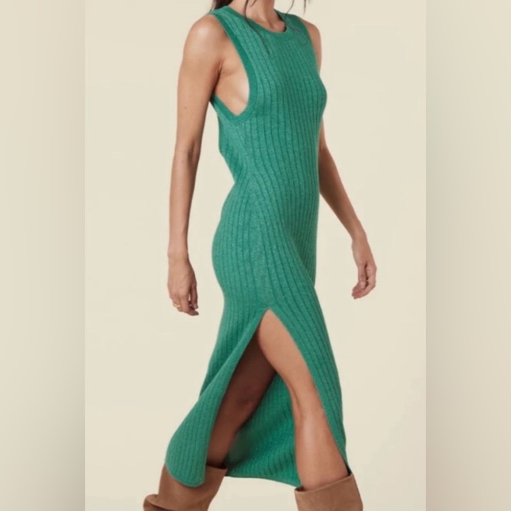 Spell Mercury Knit Maxi Dress, Emerald, Size Medium - Picture 7 of 15